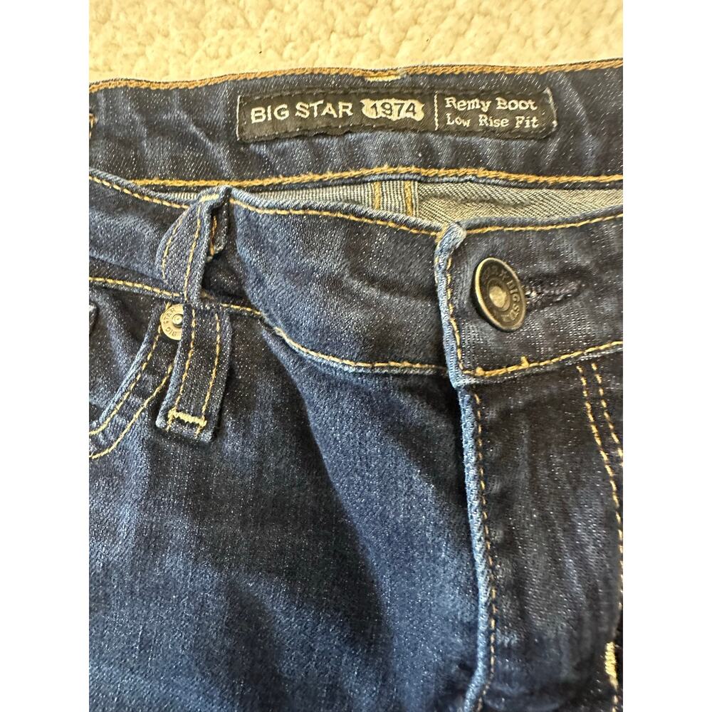 Big Star Womens Low Rise Remy Boot Jeans Size 28 - Picture 6 of 13